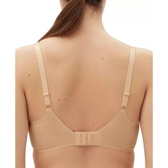 NEW GAP BODY Beige V-Neck Everyday Essentials Wirefree T-Shirt Bra Size 38D - Picture 3 of 7